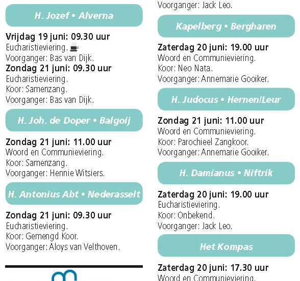 kerkberichten wijchen 170615