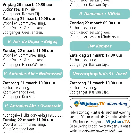 kerkberichten wijchen 180315