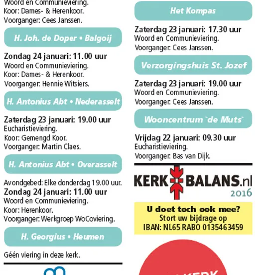 kerkberichten wijchen 200116