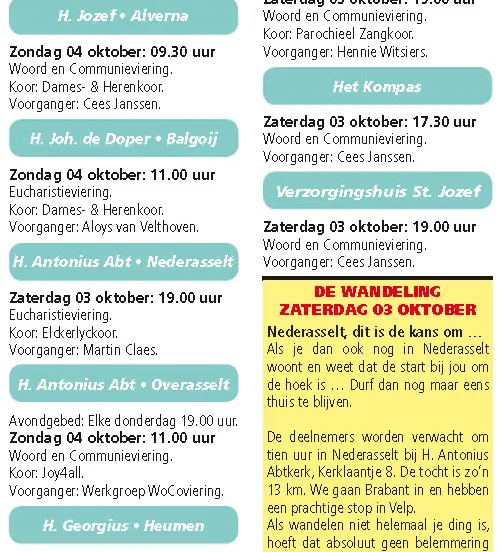 kerkberichten wijchen 300915