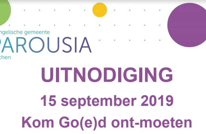 kom goed ontmoeten parousia