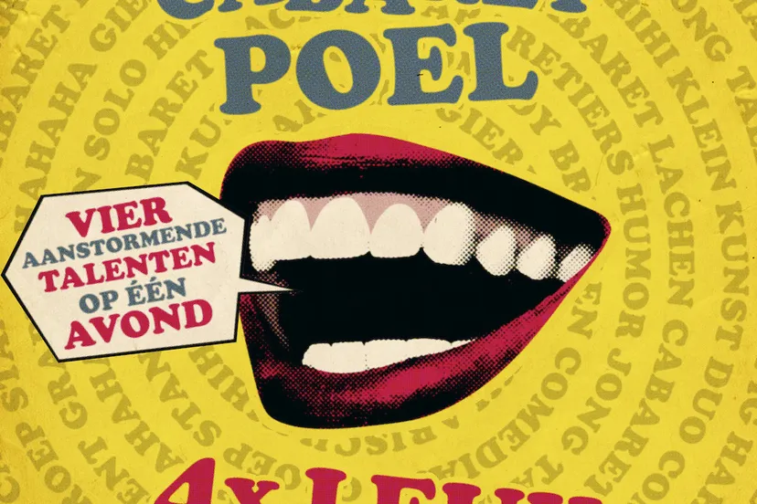 logo cabaretpoel vier keer leuk ontwerp matthias tuns