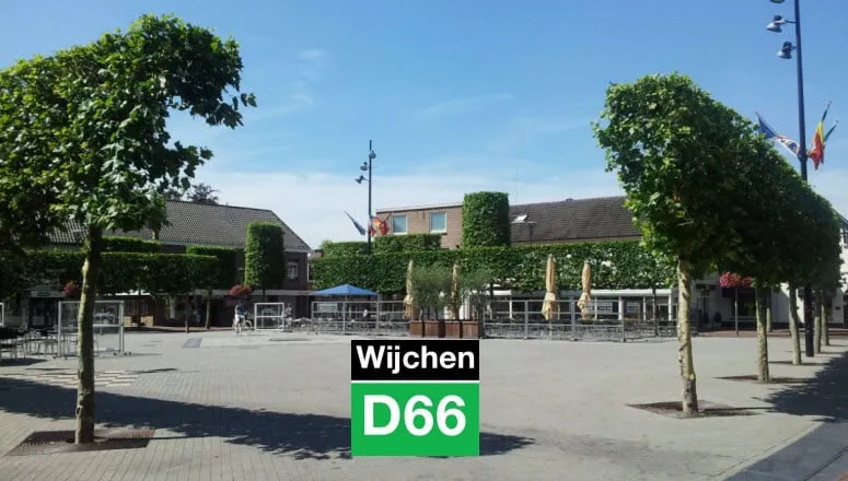 markt wijchen en d66 wijchen