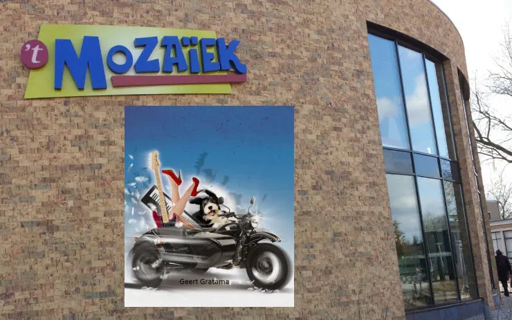 mozaek en andermans veren