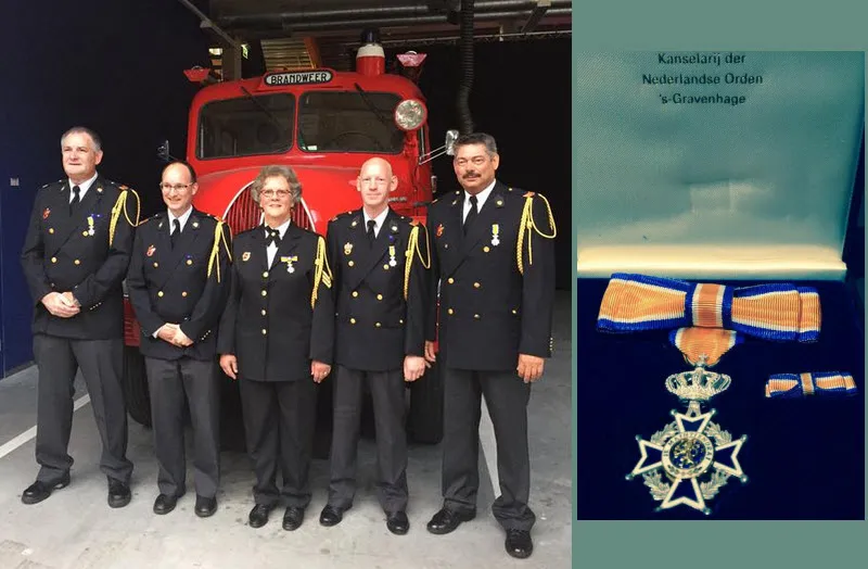 onderscheiding brandweerlieden
