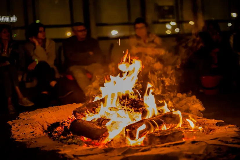persbericht kampvuurvertellingen winter foto