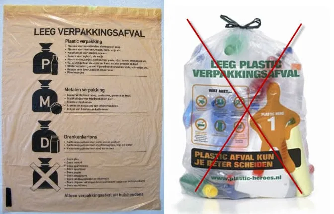 plastic afvalzak