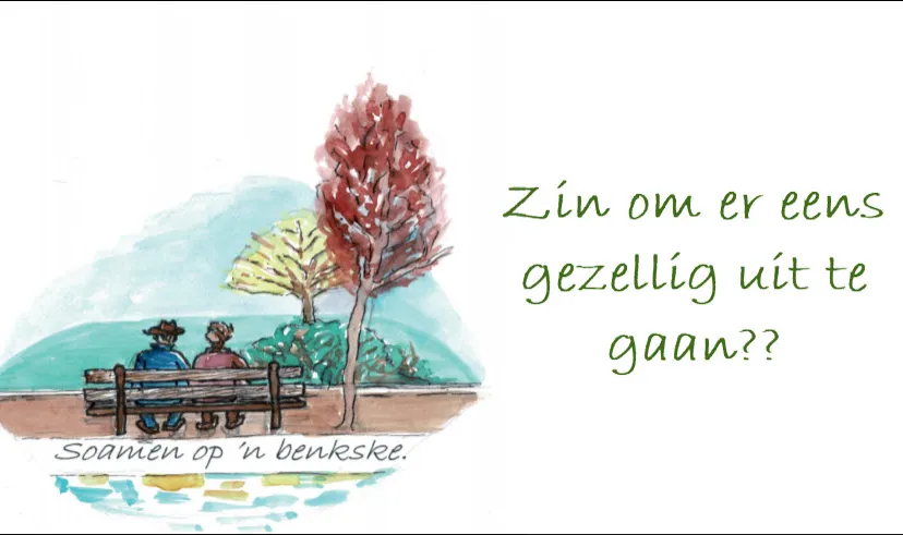 soamen op een benkske