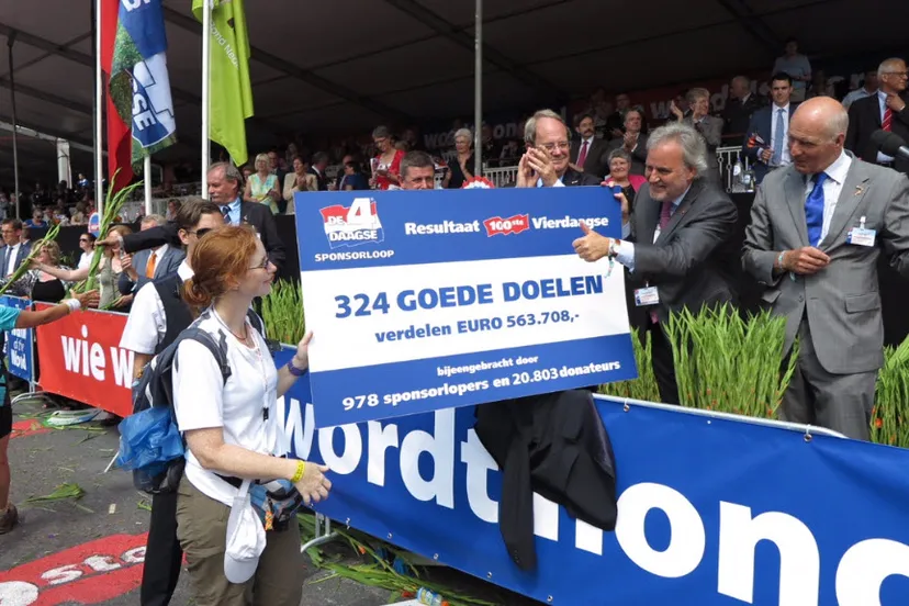 vierdaagse opbrengst sponsoring