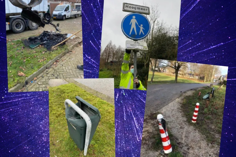 vuurwerkschadecollage fotor