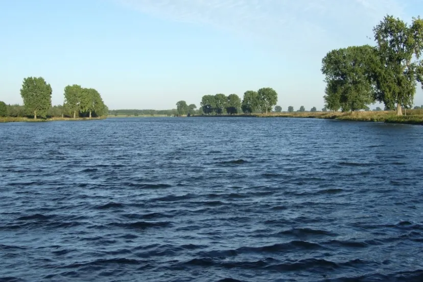 w34 bakenbomen vanaf het water