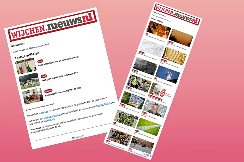 collage nieuwsbrieven