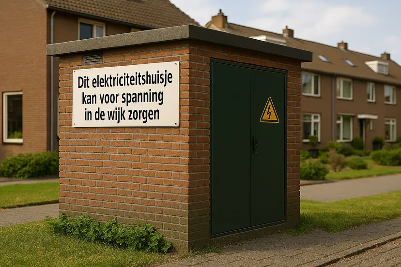 Elekticiteitshuisje AI spanning