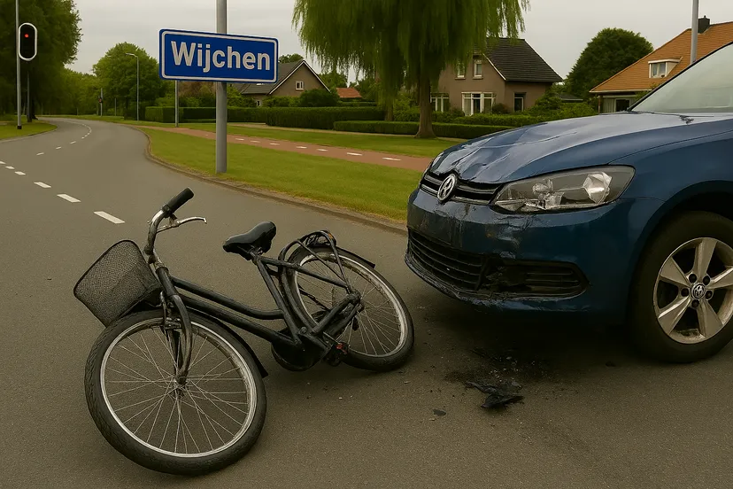 Fietsongeval Wijchen - AI gegenereerd