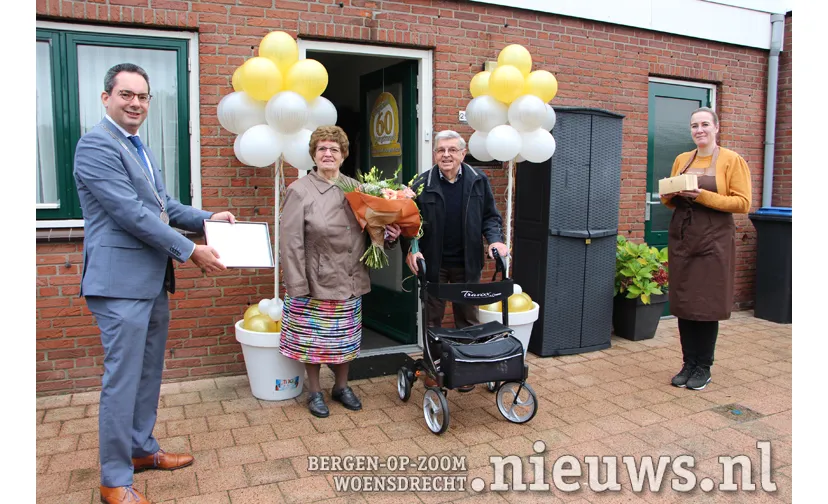 echtpaar stoffels kortus 60jaar getrouwd huwelijksakte