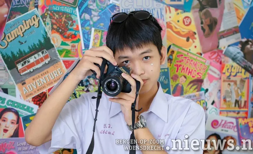 kiddee met fototoestel