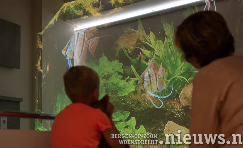 projecties zorgen voor minder angst bij kinderen in het bravis ziekenhuis