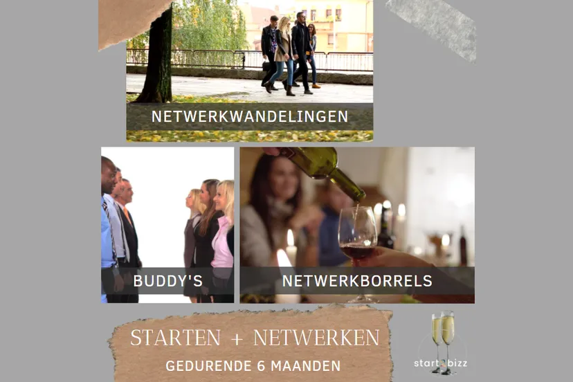 starten en netwerken flyer