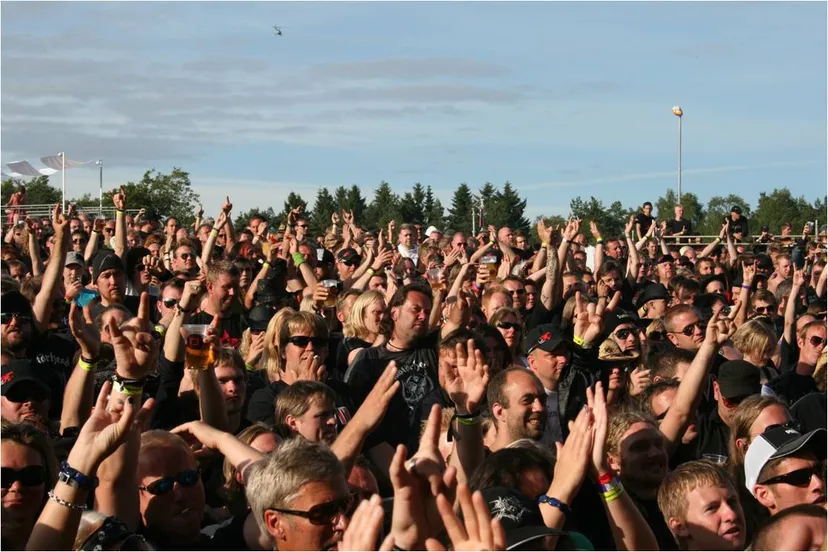 great public at norway rock festival 2010 2