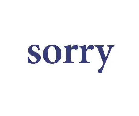 sorry