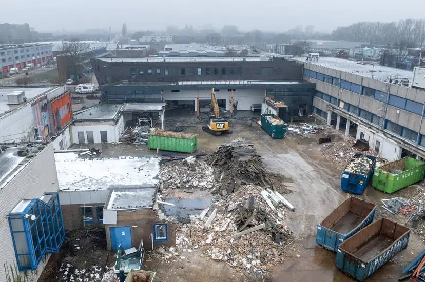 Circulaire sloop op bedrijventerrein De Letterbak in Alkmaar