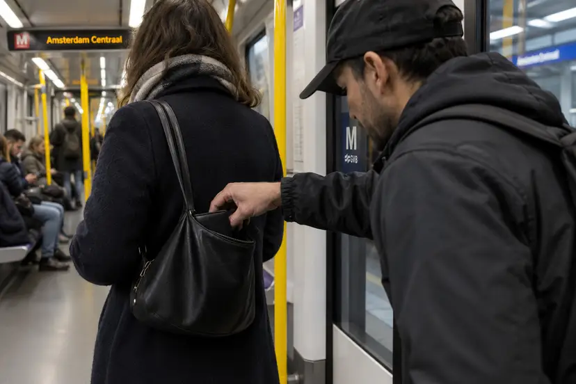 Zakroldief in Amsterdamse metro