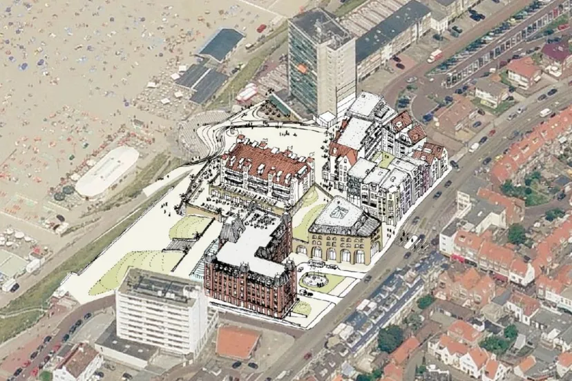 artist impression badhuisplein gemeente zandvoort