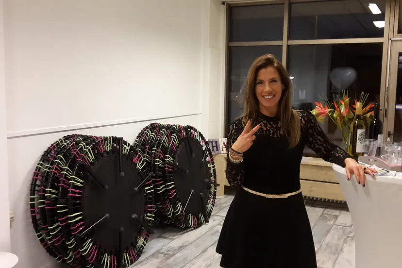 mariecke fransen in haar bedrijfsruimte jaap koper