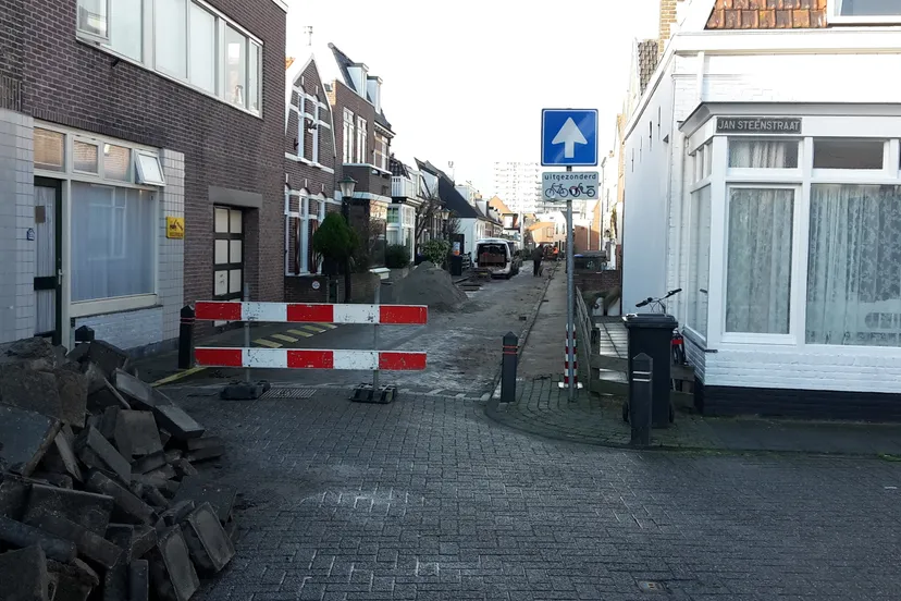 trottoirwerkzaamheden van ostadestraat
