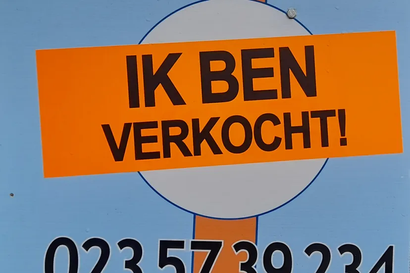 verkochtbord bij woning in zandvoort jaap koper