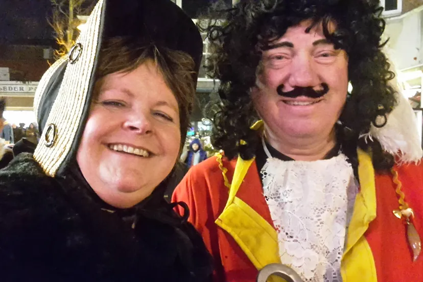 winterwonderland met kapitein haak jaap koper