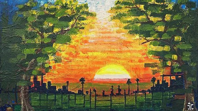 schilderij jon vastenburg raadzaal gem zeewolde