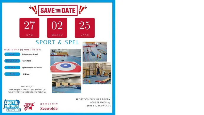 sport voorjaarsvakantie 2025 gem zeewolde