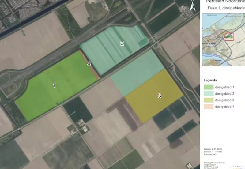noorderwold fase1 deelgebieden het flevo landschap