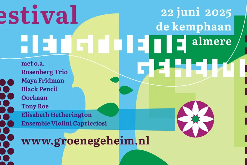 festival hgg 2025 campagnebeeld line up het groene geheim