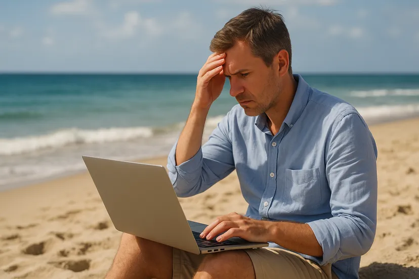 werken op vakantie evisumservice