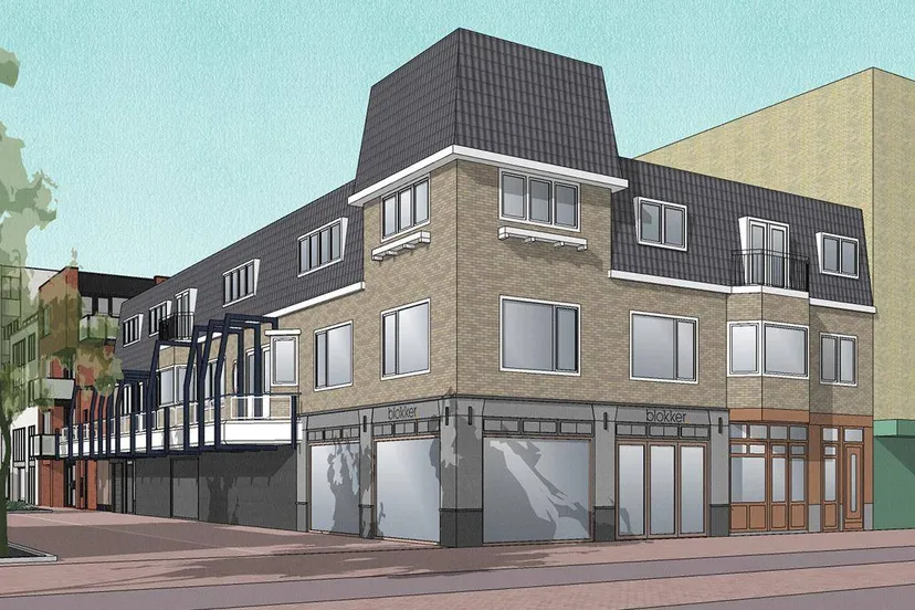 ontwerp voorgevel winkel