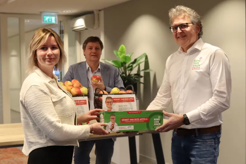 appel overhandiging appeldoos stolwijk kelderman