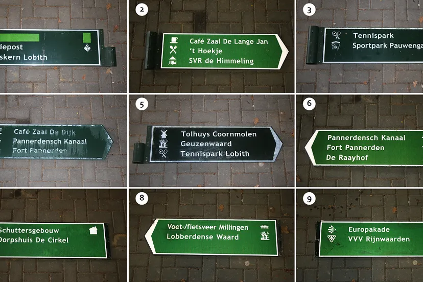 bordtoerisme overzicht toeristische borden web