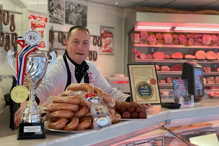 foto franz gerritschen met prijs