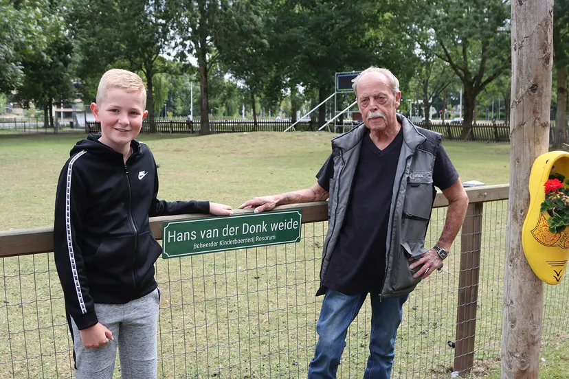 hans van der donk met kleinzoon tygo