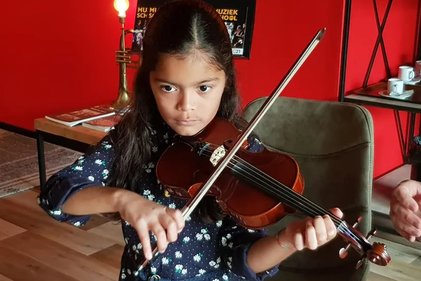 open dag muziekschool viool leerling