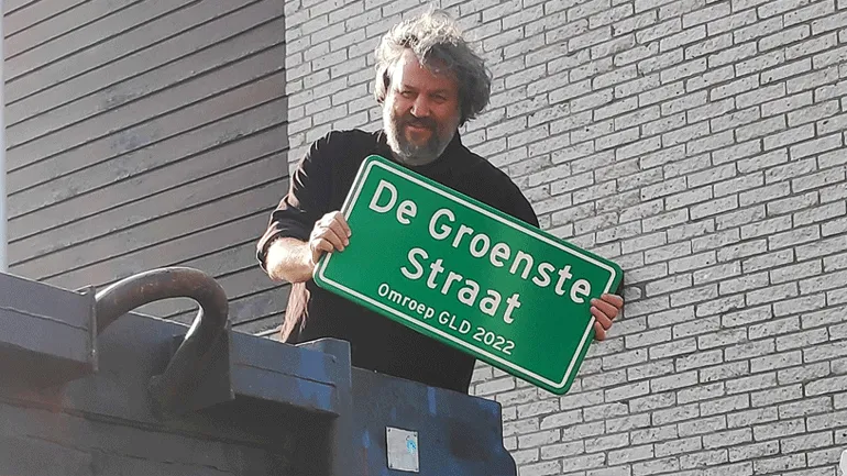 rob kleijs presenteert de groenste straat van gelderland