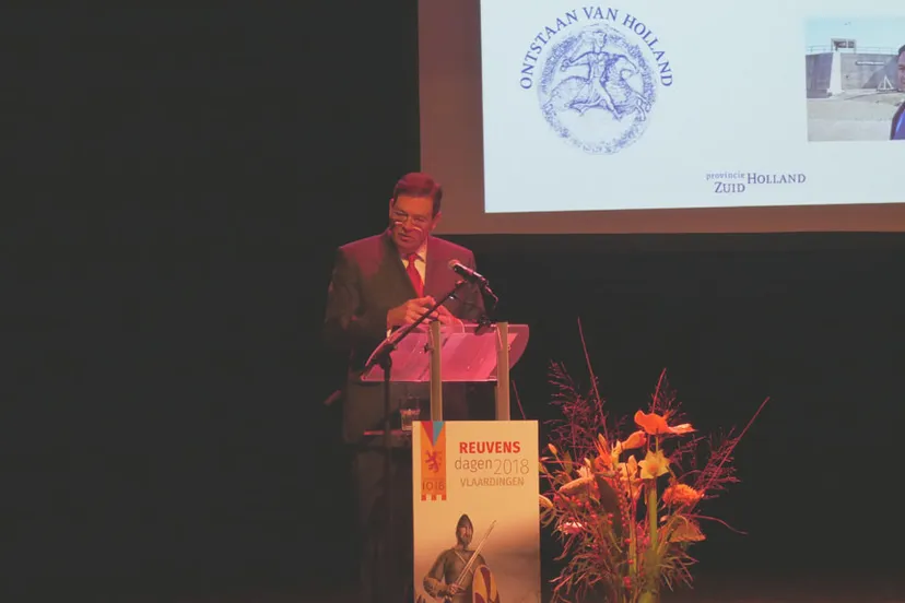 rik janssen tijdens reuvensdagen 2018 ontstaan van holland 1