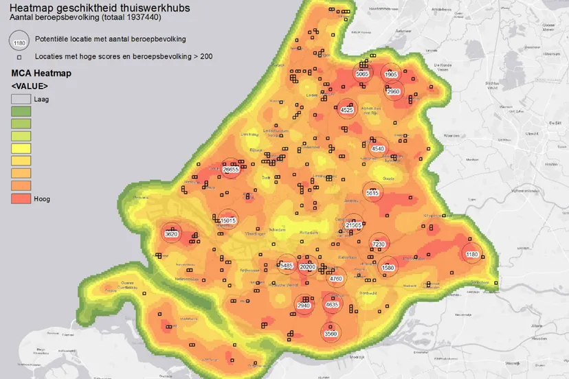 afbeelding heatmap bij bericht thuiswerkhubs