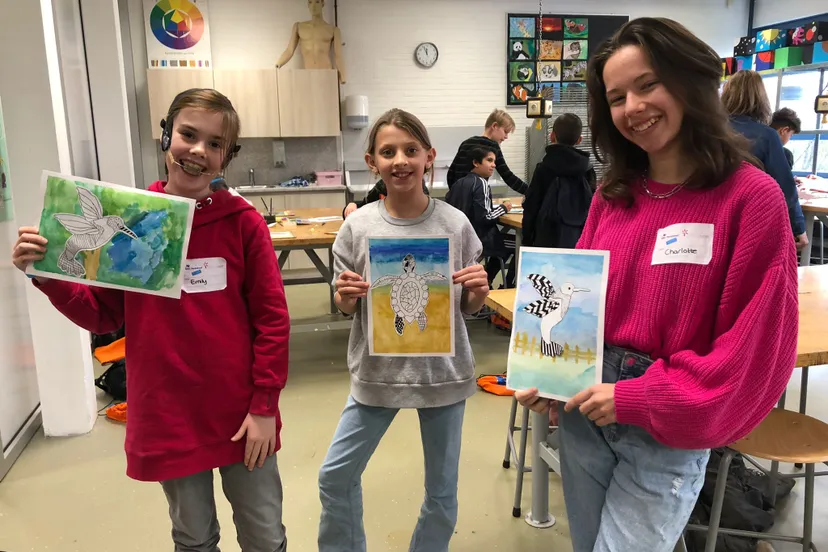 brugklassers in spe bezoeken onc