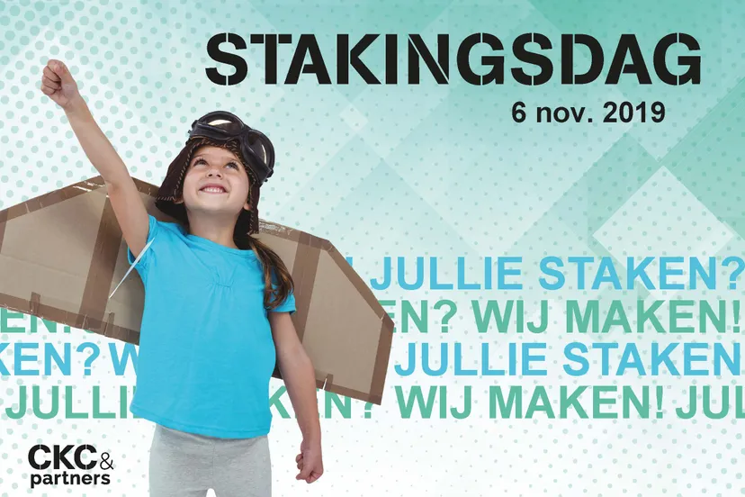 campagne beeld jullie staken wij maken