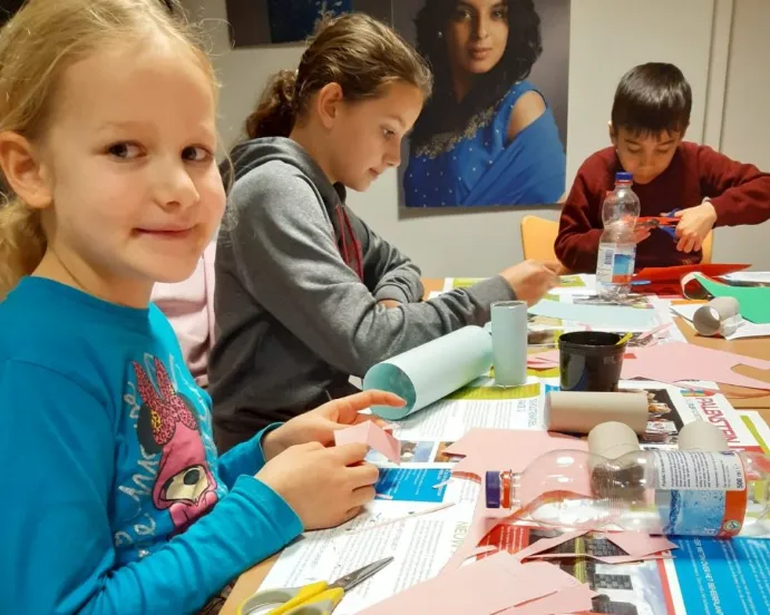creatieve vrijdagmiddag voor kinderen in palenstein foto stichting piezo
