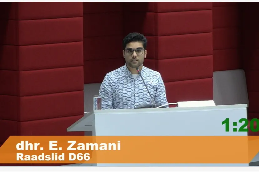 d66 raadslid esmael zamani