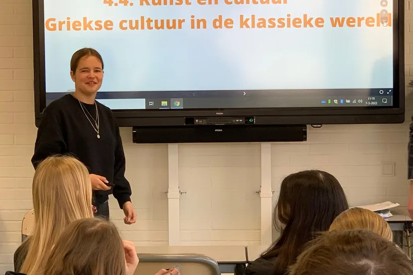 dimfke de vette 4 vwo van onc parkdreef ervaart hoe het is om les te geven